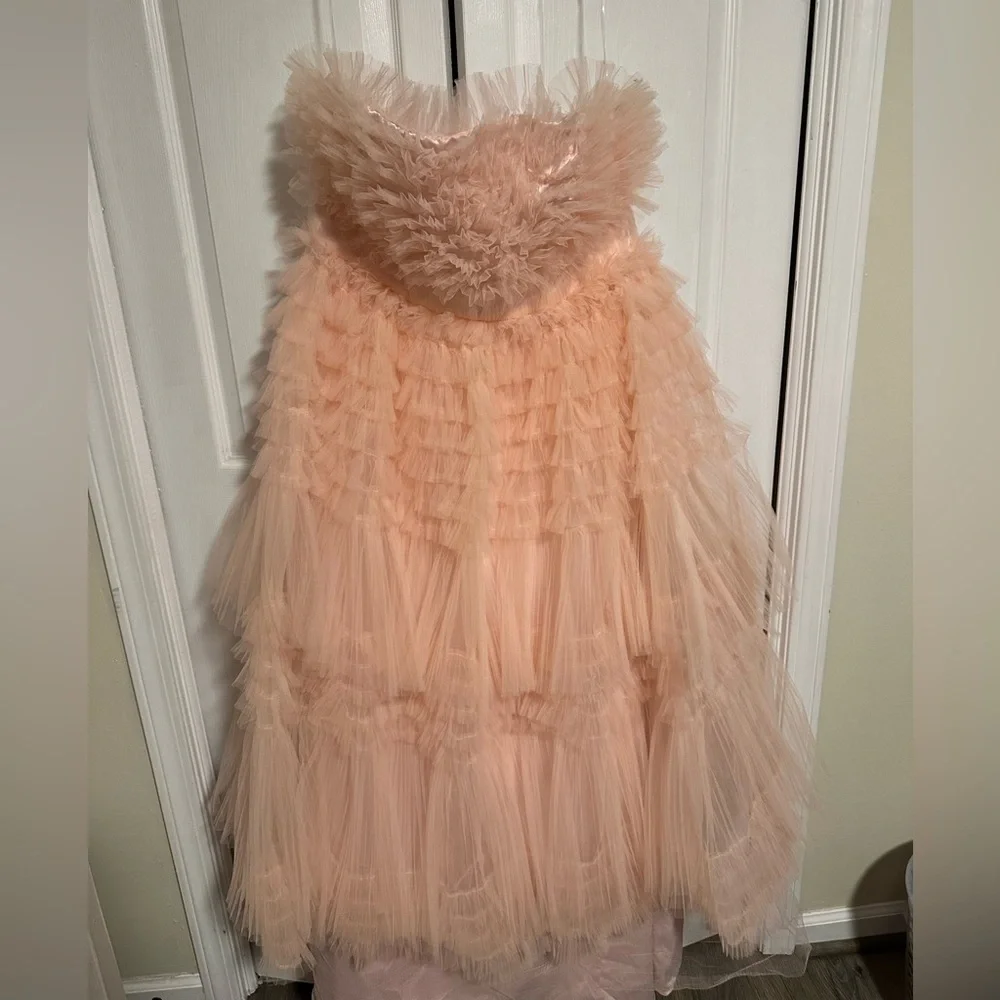 AKIRA Blush Tulle Women’s Dress - Picture 1 of 4